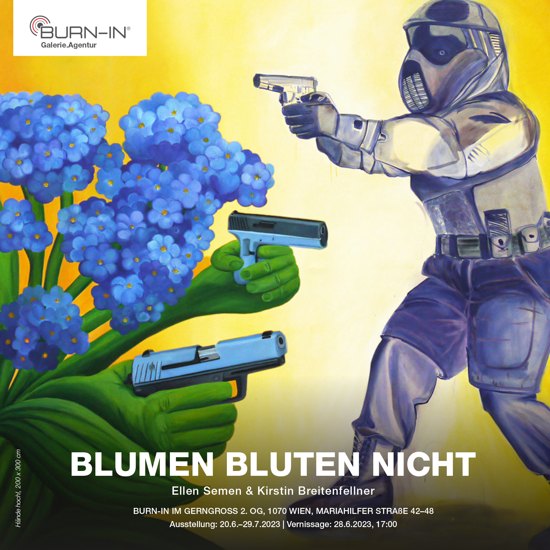Folder Ausstellung Blumen Bluten Nicht