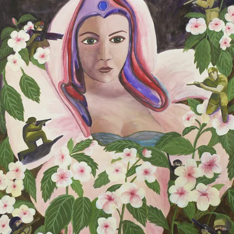 Neu Seeland - Tempera